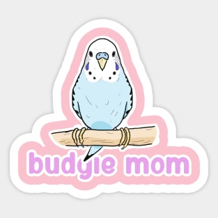 BUDGIE MOM Sticker